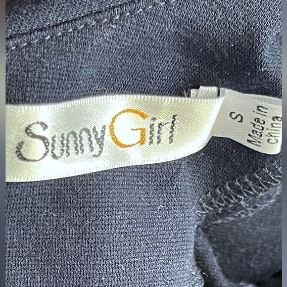 Sunnygirl Modcloth Navy Peter Pan Collar Dress Size Small - Picture 4 of 5